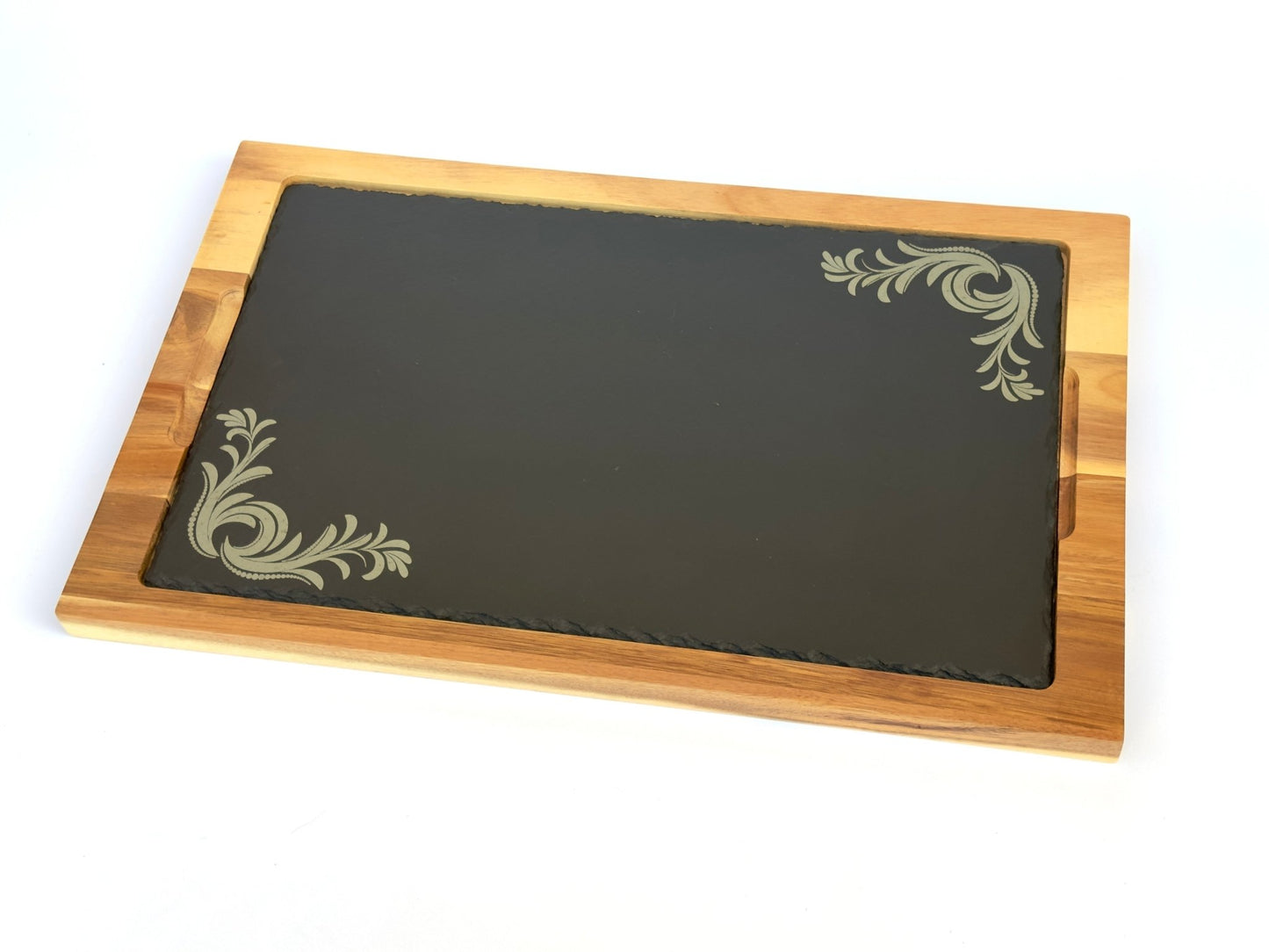 Timber & Slate Serving Board - Rectangle - That's So Laser